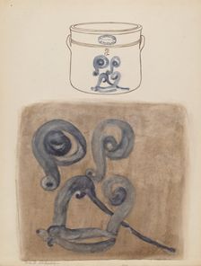 Crock, c. 1937/1938. Creator: George Loughridge