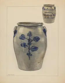 Crock, c. 1937. Creator: Charles Caseau