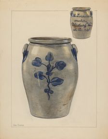 Crock, c. 1937. Creator: Charles Caseau