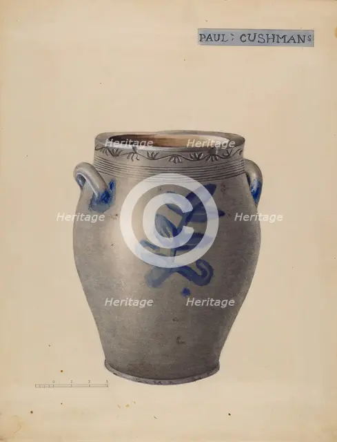 Crock, c. 1937. Creator: Charlotte Sperber.