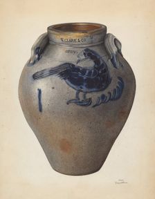 Crock, c. 1937. Creator: John Tarantino