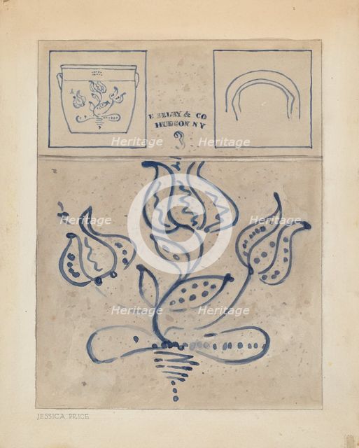 Crock, c. 1937. Creator: Jessica Price.