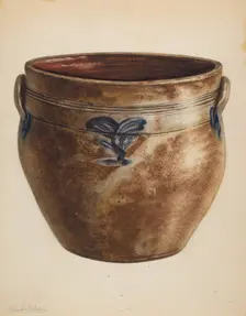 Crock, c. 1937. Creator: Yolande Delasser