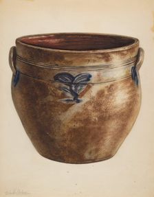 Crock, c. 1937. Creator: Yolande Delasser