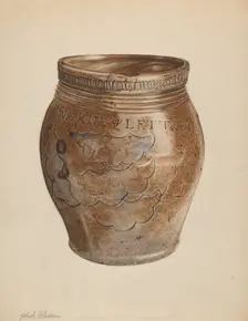 Crock, c. 1937. Creator: Yolande Delasser