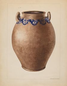 Crock, c. 1937. Creator: Yolande Delasser