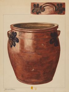 Crock, c. 1937. Creator: Yolande Delasser