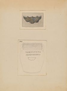 Crock, c. 1937. Creator: Yolande Delasser