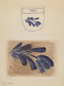 Crock, c. 1937. Creator: Yolande Delasser