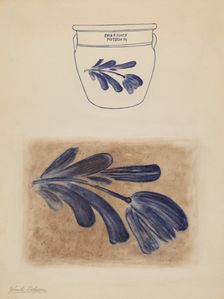Crock, c. 1937. Creator: Yolande Delasser