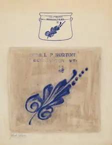 Crock, c. 1937. Creator: Yolande Delasser