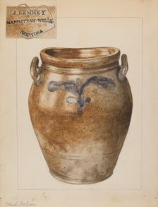 Crock, c. 1937. Creator: Yolande Delasser