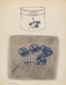 Crock, c. 1937. Creator: Yolande Delasser