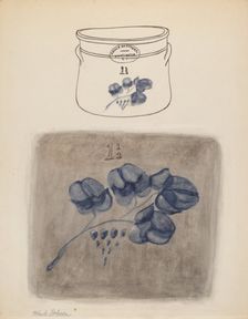 Crock, c. 1937. Creator: Yolande Delasser