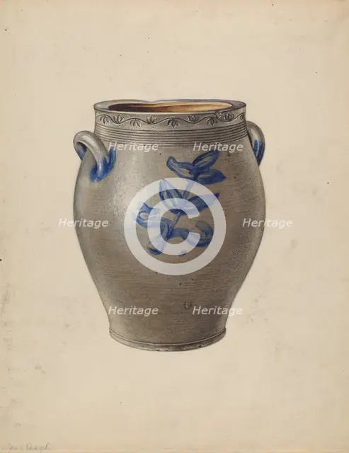 Crock, c. 1937. Creators: Charlotte Sperber, Jean Peszel.