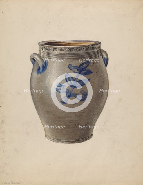 Crock, c. 1937. Creators: Charlotte Sperber, Jean Peszel.