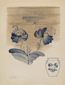 Crock, c. 1938. Creator: Charles Caseau