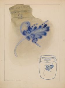 Crock, c. 1938. Creator: George Loughridge