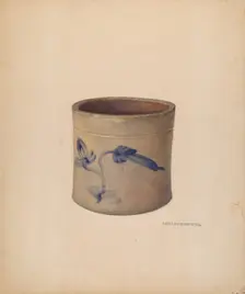 Crock, c. 1938. Creator: George Loughridge