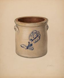Crock, c. 1938. Creator: Elsie Wein