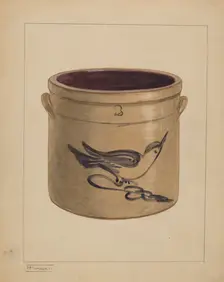 Crock, c. 1938. Creator: Frank Fumagalli