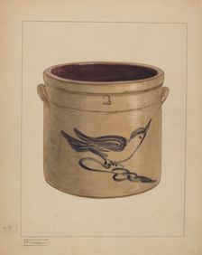Crock, c. 1938. Creator: Frank Fumagalli