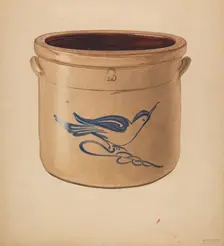 Crock, c. 1938. Creator: Frank Fumagalli