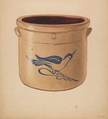 Crock, c. 1938. Creator: Frank Fumagalli