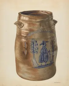 Crock, c. 1938. Creator: John Tarantino