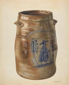 Crock, c. 1938. Creator: John Tarantino