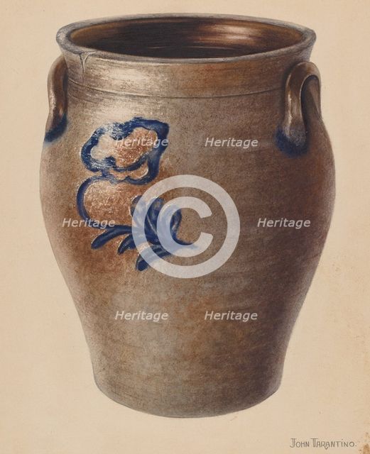 Crock, c. 1938. Creator: John Tarantino.