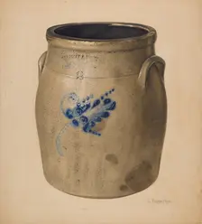 Crock, c. 1938. Creator: John Tarantino