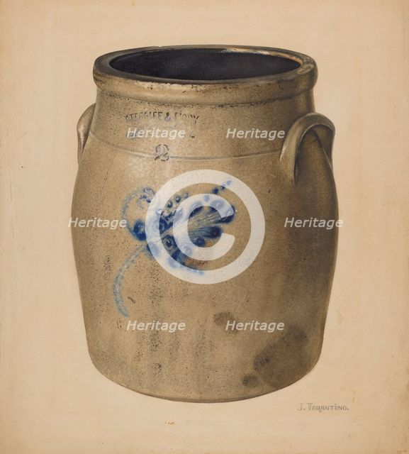 Crock, c. 1938. Creator: John Tarantino.