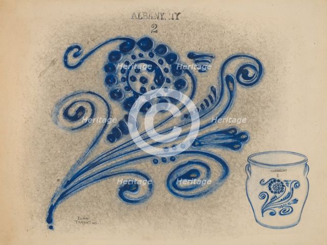 Crock, c. 1938. Creator: John Tarantino.