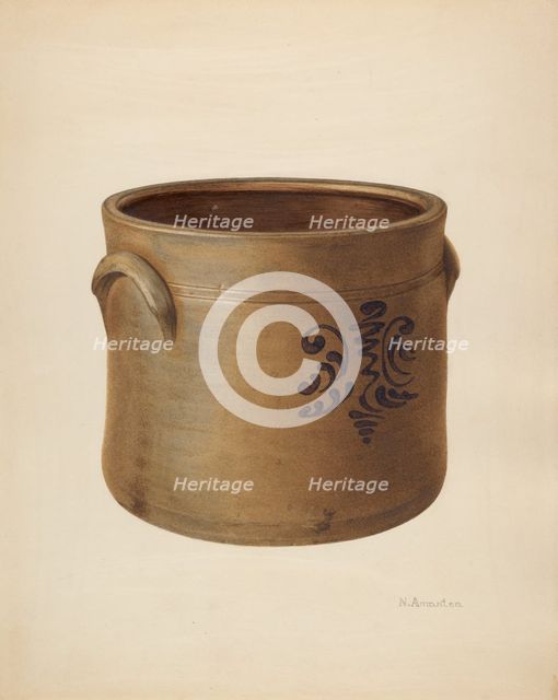 Crock, c. 1938. Creator: Nicholas Amantea.