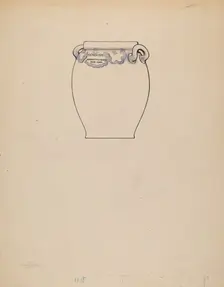 Crock, c. 1938. Creator: Yolande Delasser