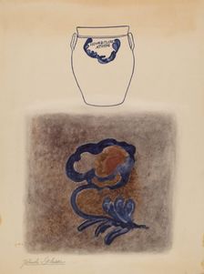 Crock, c. 1938. Creator: Yolande Delasser