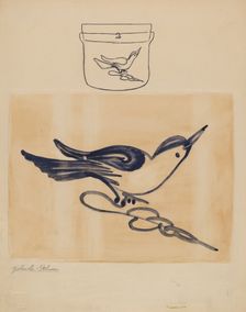 Crock, c. 1938. Creator: Yolande Delasser