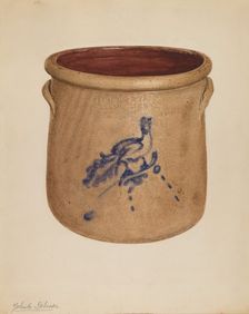 Crock, c. 1938. Creator: Yolande Delasser