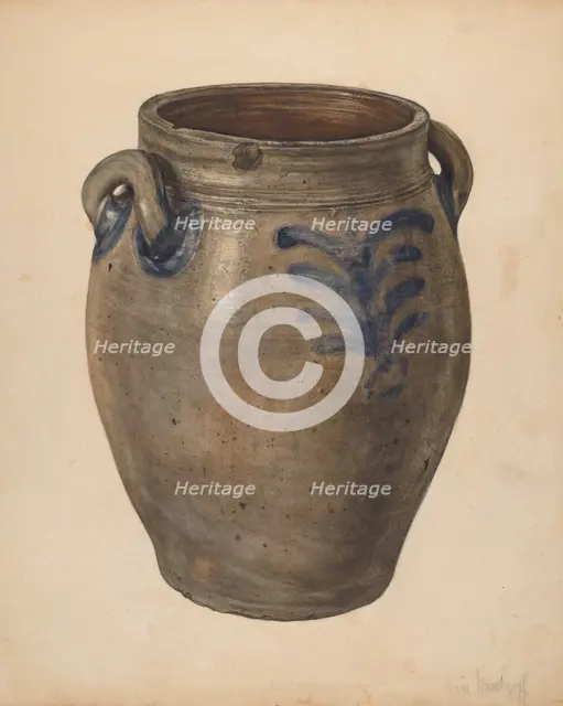 Crock, c. 1939. Creator: Anne Nemtzoff.