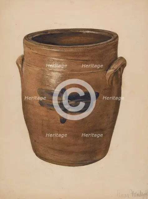 Crock, c. 1939. Creator: Anne Nemtzoff.