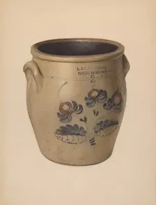 Crock, c. 1939. Creator: George Loughridge