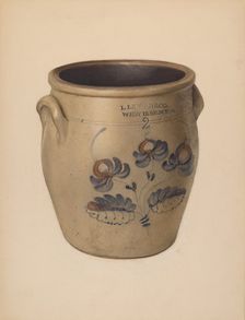 Crock, c. 1939. Creator: George Loughridge