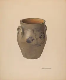 Crock, c. 1939. Creator: George Loughridge