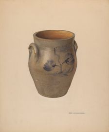 Crock, c. 1939. Creator: George Loughridge