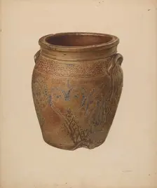 Crock, c. 1939. Creator: Elsie Wein