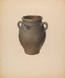 Crock, c. 1939. Creator: Elsie Wein