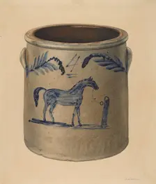 Crock, c. 1939. Creator: John Tarantino