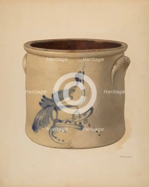 Crock, c. 1939. Creator: Nicholas Amantea.