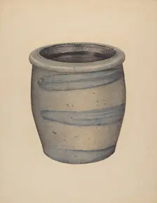 Crock, c. 1939. Creator: Paul Poffinbarger